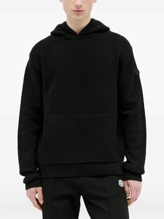 Moncler wool hoodie - Black