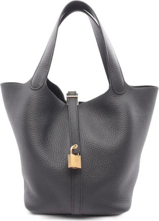 Hermès Borsa a mano Picotin MM 2025 - Nero