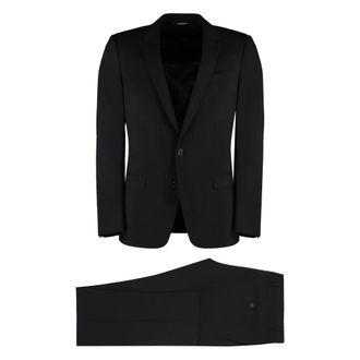 Dolce & Gabbana Single Breasted Suits, male, Black, XL, Martini Two-Piece Suit