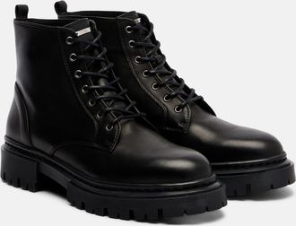 Staud Henry leather combat boots