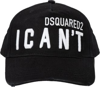 Dsquared2 Cappellino da baseball D2 - - Accessories - Uomo - Nero - ONE SIZE