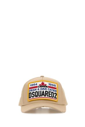 Dsquared2 Beige Cotton Baseball Cap