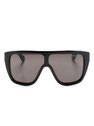 Alexander McQueen Eyewear Floating Skull Mask zonnebril met vierkant montuur - Zwart