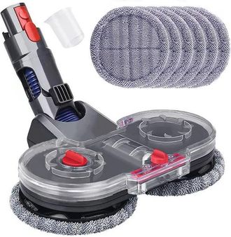 OEM T&ecirc;te De Vadrouille Electrique Pour Dyson V11 V10 V15 V8 V7 Aspirateur T&ecirc;te De Balai Avec R&eacute;servoir Et 6 Vadrouilles Lavables