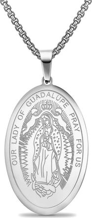 Edforce Guadalupe Pendant Necklace in Silver at Nordstrom Rack