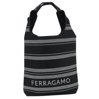Ferragamo Pre-owned 241357 Tote bag - unisex - Salvatore Ferragamo Pre-owned - Vintage Tote Bags - Black - ONE SIZE - Pre-owned
