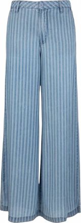 Kut from the Kloth Womens Ryan Wide Leg Tencel Pant In Blue