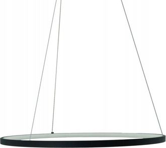 OEM L&aacute;mpara Colgante Negra 36w 4000k Moderna Fuente Led Integrada 3500 Lm