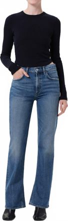 A Gold E Mid Rise Kick Bootcut Jeans In Curve