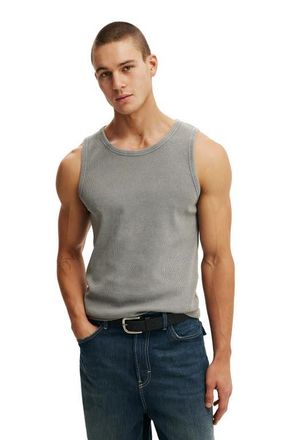 Cotton On Mens Rib Tank in Slate Stone Wash at Nordstrom, Size X-Small