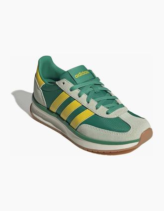 adidas Womens Adidas Run 70s 2.0 Womens Court Green/ Yellow Trainers - Size: UK 7 / eu 40.5 / us 8.5