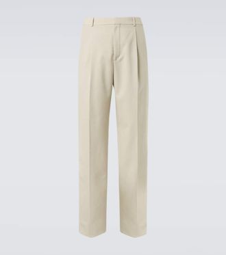 【送料&関税込】Saint Laurent Crepe Silk Pants Saint Laurent - Chocolate Silk Crepe Pant | Mitchell Stores