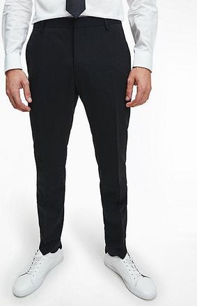 Calvin Klein Slim Wool Stretch Suit Trousers