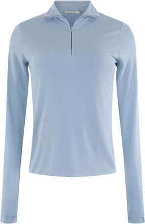 Moscow Longsleeve T-shirt - Dames - Longsleeves - Blauw - XS - Polyester - Tops