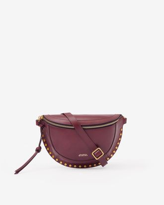 Isabel Marant Skano Belt Bag In Leather - Burgundy - Isabel Marant