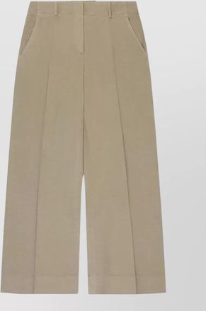 Incotex trousers tailored style belt loops side pockets