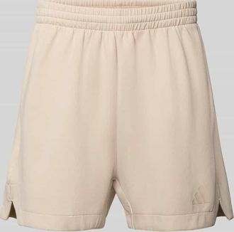 adidas Regular Fit Sweatshorts mit Modal und Baumwoll-Anteil in Beige, Gr&ouml;&szlig;e XXL