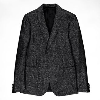 Roberto Cavalli Jacquard Tailored Blazer, Brand Size 46 ( US Size 36 )