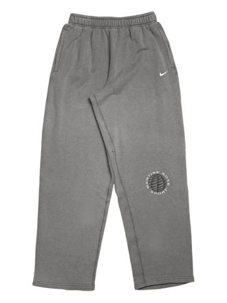 Nike x Martine Rose log- graphic track pants - Grey