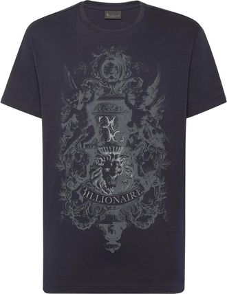 Billionaire Boys Club T-shirt Ronde Hals SS - Heren - T-shirts - Blauw - 3XL - Katoen - Tops