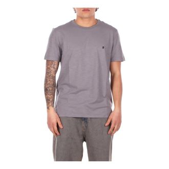 Dondup Logo Front T-shirt - Heren - T-shirts - Grijs - XL - Katoen - Tops