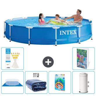 Intex Piscina Con Estructura Redonda - 366x76 Cm - 7-piezas S123