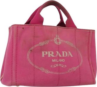 Prada Pre-owned Canvas prada-bags - Dames - Vintage Shopper - Roze - ONE Size - Vintage