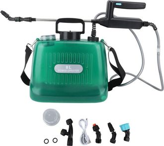 OEM Pulverizador El&eacute;ctrico A Bater&iacute;a De 2,1 Galones, Bater&iacute;a De 2000 Mah, Pulverizador De Jard&iacute;n Port&aacute;til Recargable Por Usb, Verde