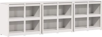 vidaXL Armario De Cocina De Exterior Meppel 3 Uds. Blanco Vidaxl