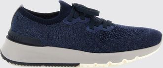 Brunello Cucinelli Sneakers low top in maglia di cotone con caviglia elasticizzata