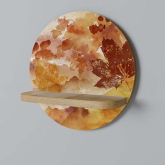 OEM Huellas De Oto&ntilde;o Estanter&iacute;a Redonda