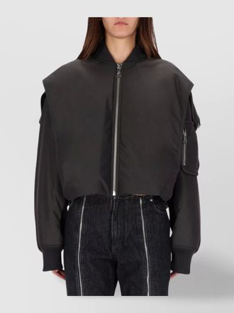 Jean Paul Gaultier oversized shoulder jacket sleeve pocket