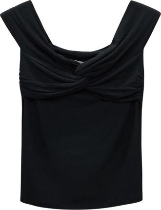 Dorothee Schumacher Stijlvolle Comfort Top - Dames - Tops zonder mouwen - Zwart - M - Katoen - Tops