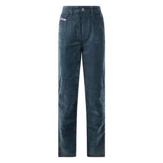 Diesel Straight Jeans, female, Blue, Size: W24 Straight Jeans