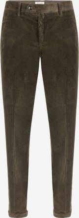 Bsettecento Slim-Fit-Hose aus Baumwoll- und Kaschmir-Cord