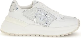Pinko Logo And Mirrored Detail Sneakers
