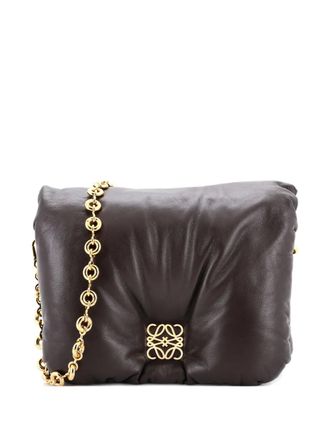 Loewe Goya Puffer Bag Leather Medium shoulder bag - Brown