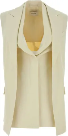 Sportmax Ivory Sleeveless Vest