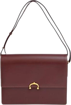 Cartier Pre-owned Shoulder Bags, female, Red, Size: ONE SIZE Pre-owned Leather Shoulder Bag