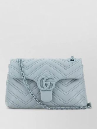 Gucci gg marmont small nappa leather shoulder bag