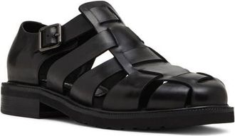 Steve Madden Havana Fisherman Sandal in Black at Nordstrom, Size 13