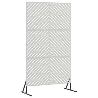 Berkfield Home Privacy Screen 100x50x180 cm Stainless Steel in Silver | Size: 100 x 50 x 180 cm
