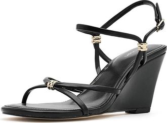 Calvin Klein Deliney Womens Sandals Black : 9.5 M, Faux Leather