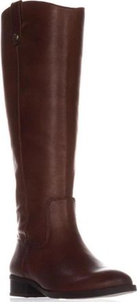 Inc International Concepts I. N.C International Concepts Fawne Womens Brown Leather Riding Boots HAM83