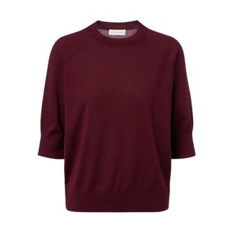 Dries Van Noten Truien & Vesten, Dames, Rood, XS, Wol, Tuomas Sweater