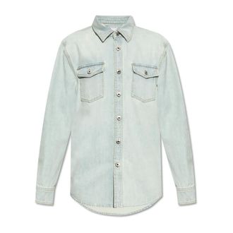Bottega Veneta Denim Classic Shirt - male - Bottega Veneta - Denim Shirts - Blue - XL - Shirts
