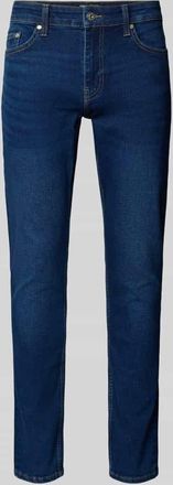 Only & Sons Slim Fit Jeans aus Baumwoll-Mix Modell LOOM in Dunkelblau, Gr&ouml;&szlig;e 28/32