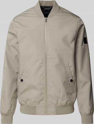 Matinique Blouson mit Rei&szlig;verschluss Modell clay in Taupe, Gr&ouml;&szlig;e M