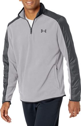 Under Armour Mens Polartec Forge Zip T-Shirt in Mod Gray
