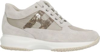 Hogan Beige Interactive H Sequin Sneakers